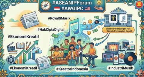 Indonesia Desak ASEAN Berlakukan Aturan Royalti Musik Digital yang Adil di Forum AWGIPC Ke-78