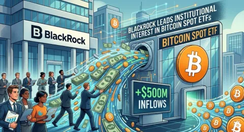 Injeksi $500 Juta: BlackRock Pimpin Eksodus Institusi ke Bitcoin ETF!