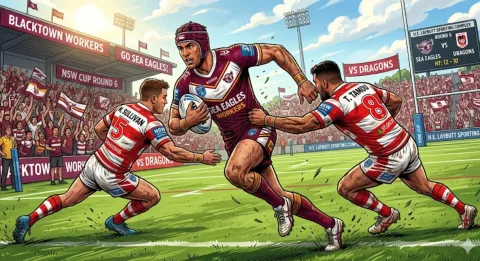Sea Eagles Rilis Skuat Round 6! Pertarungan Sengit Lawan Dragons Menanti
