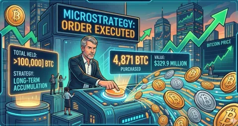 Saylor Tak Berhenti! MicroStrategy Borong Lagi 4.871 BTC Senilai $329,9 Juta