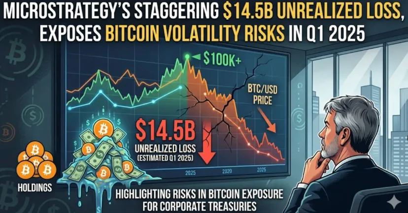 Pelajaran dari 2025: Kerugian $14,5 Miliar MicroStrategy Ekspos Risiko Volatilitas Bitcoin