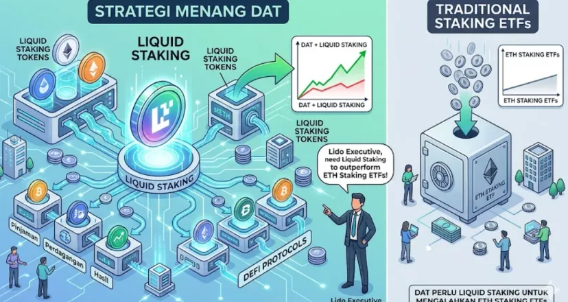 Lido Memperingatkan: dApps Butuh Liquid Staking untuk Lawan Dominasi ETF Staking