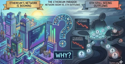 Paradoks Ethereum: Jaringan Meledak, Tapi Mengapa ETH Masih Mencatatkan Outflows?