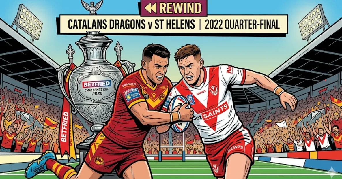 Challenge Cup Rewind: Mengingat Kembali Bentrokan Brutal Catalans Dragons vs St Helens (2022)