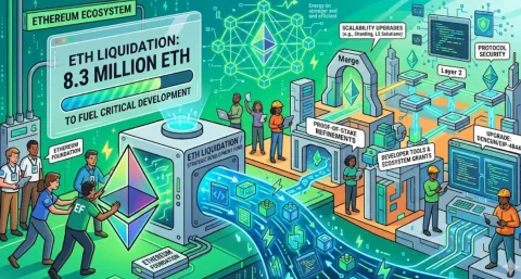 Ethereum Foundation Cairkan $8,3 Juta ETH demi Percepat Pengembangan Ekosistem