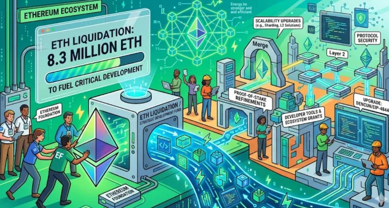 Ethereum Foundation Cairkan $8,3 Juta ETH demi Percepat Pengembangan Ekosistem