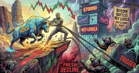 Bitcoin di Ujung Tanduk: Level $70.000 Jadi Penentu Nasib Pasar Kripto