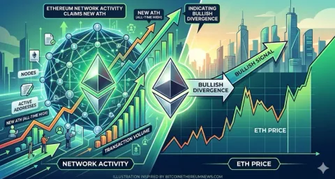 Ethereum Pecahkan Rekor Aktivitas Jaringan: Sinyal Kebangkitan di Balik Bayang-Bayang Bitcoin