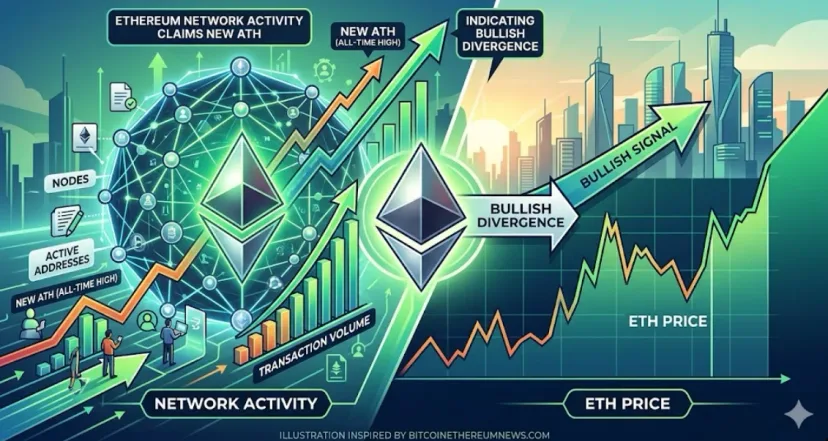 Ethereum Pecahkan Rekor Aktivitas Jaringan: Sinyal Kebangkitan di Balik Bayang-Bayang Bitcoin