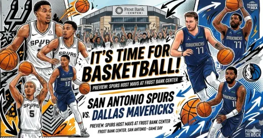 Waktunya Basket: San Antonio Spurs vs Dallas Mavericks — Duel Klasik di Texas