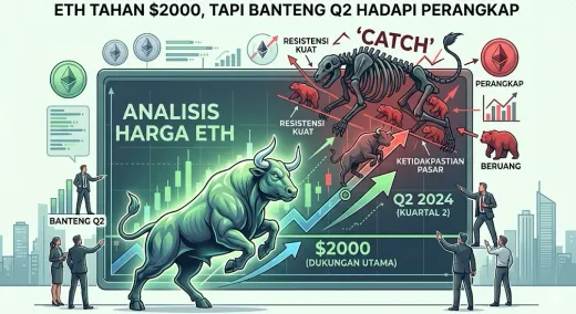 Ethereum Kuartal 2: Bertahan di $2.000, Tapi Bulls Harus Waspada Terhadap Jebakan