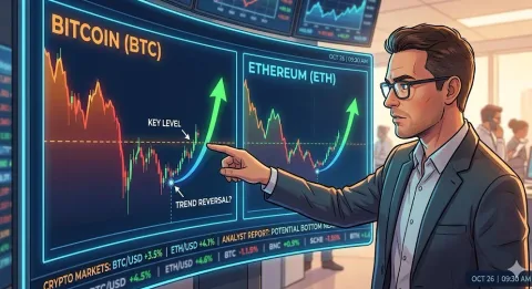 Titik Balik Pasar: Analis Sebut BTC & ETH Dekati Level Penentu Arah Tren