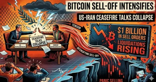 Pasar Guncang: Bitcoin Anjlok Saat Gencatan Senjata AS-Iran Gagal, Picu Jual Paksa $1 Miliar