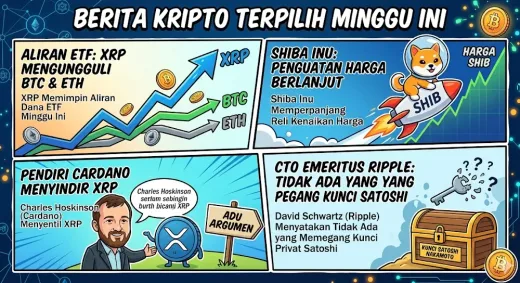 Rangkuman Mingguan: XRP Kalahkan BTC/ETH dalam Aliran ETF, Shiba Inu Masih Membara