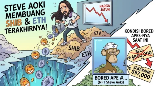 Pelajaran dari Selebritas: Steve Aoki Lepas SHIB & ETH di Tengah Kejatuhan Nilai NFT
