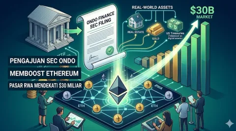 Sentimen RWA: Langkah Ondo ke SEC Berpotensi Dongkrak Ethereum ke Level Baru