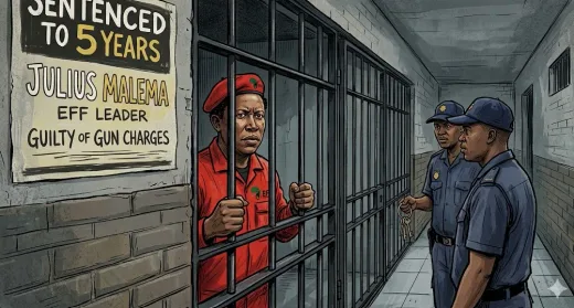 Guncangan di Pretoria: Julius Malema Divonis 5 Tahun Penjara