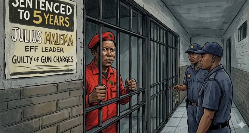 Guncangan di Pretoria: Julius Malema Divonis 5 Tahun Penjara