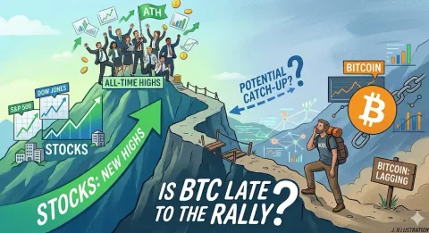 Divergensi Pasar: Saham Cetak Rekor, Bitcoin Masih Tertahan