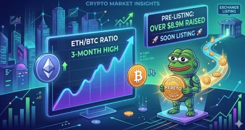 Dinamika Pasar: Ethereum Menguat Terhadap Bitcoin, Pepeto Raih $8,9 Juta