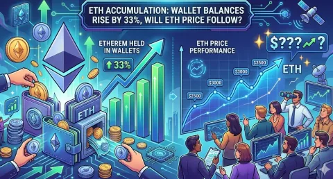 Analisis On-Chain: Akumulasi Ethereum Melonjak 33%