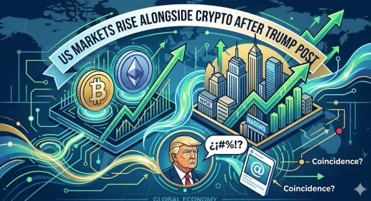 Sentimen Global: Pasar AS dan Kripto Menguat Pasca Unggahan Presiden Trump
