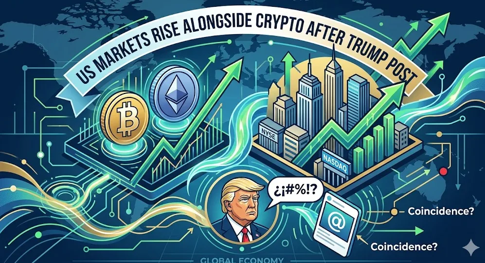 Sentimen Global: Pasar AS dan Kripto Menguat Pasca Unggahan Presiden Trump