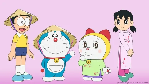 Rayakan Ulang Tahun Shizuka, Anime TV Doraemon Rilis Episode Spesial Liburan ke Vietnam