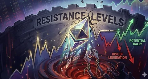 Analisis Risiko: Ethereum Terbentur Resistensi, Ancaman Likuidasi Mengintai