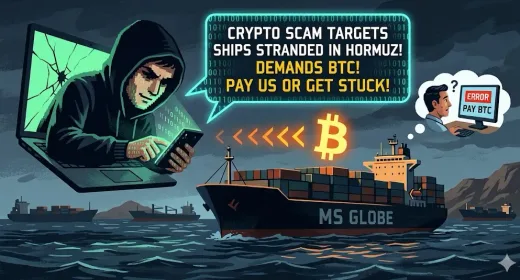 Kriminalitas Digital: Penipuan Kripto Targetkan Kapal yang Terdampar di Hormuz