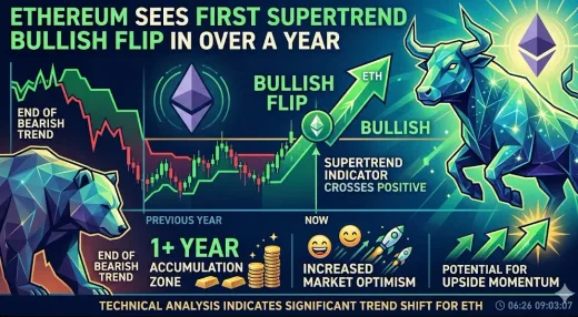 Finansial Digital: Ethereum Catatkan "Supertrend Bullish Flip" Pertama Sejak 2025