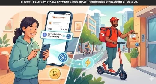 Fintech: DoorDash Terima Stablecoin, Dorong Kripto Jadi Standar Pembayaran Ritel Global