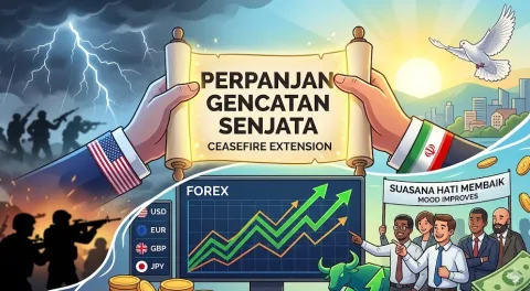 Pasar Valuta Asing: Perpanjangan Gencatan Senjata AS-Iran Angkat Sentimen Pasar Global