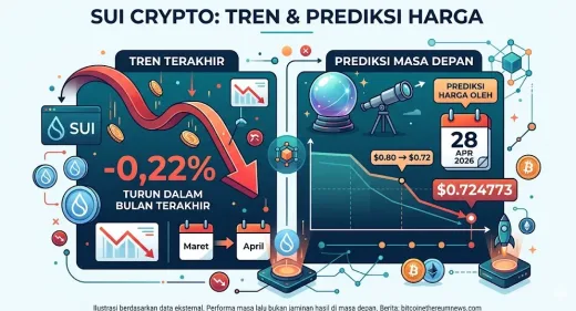 Aset Kripto Sui Diprediksi Turun ke Level 0,72 Dolar pada Akhir April di Tengah Volatilitas Pasar Alit