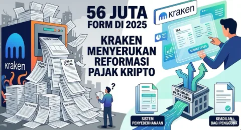 Kraken Desak Reformasi Pajak Kripto: Usai Terbitkan 56 Juta Formulir di 2025, Urgensi Simplifikasi Regulasi Mencapai Puncaknya