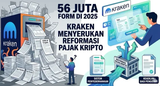 Kraken Desak Reformasi Pajak Kripto: Usai Terbitkan 56 Juta Formulir di 2025, Urgensi Simplifikasi Regulasi Mencapai Puncaknya