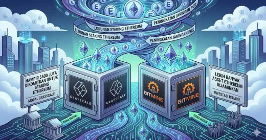 Grayscale & Bitmine Suntik $500 Juta ke Staking Ethereum: Kedaulatan Infrastruktur Jaringan dan Transformasi Aset Menjadi Instrumen Imbal Hasil Global