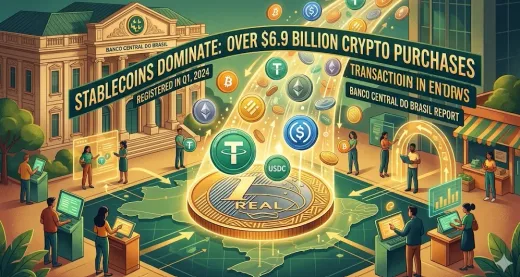 Stablecoin Kuasai Pasar Brasil: Pembelian Kripto Q1 2026 Tembus $6,9 Miliar dan Kedaulatan Dolar Digital di Amerika Latin