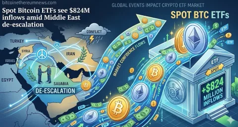 Arus Balik Modal: Inflow ETF Bitcoin Tembus $824 Juta Pasca-Deeskalasi Timur Tengah dan Kedaulatan Aset Digital 2026