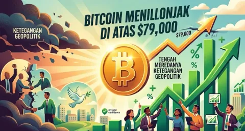 Penaklukan $79K: Bitcoin Melambung Pasca-Deeskalasi Geopolitik dan Kedaulatan Momentum Harga 2026