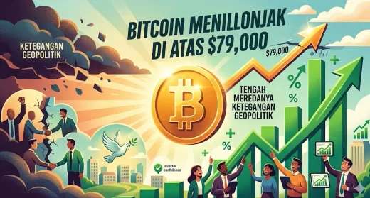 Penaklukan $79K: Bitcoin Melambung Pasca-Deeskalasi Geopolitik dan Kedaulatan Momentum Harga 2026