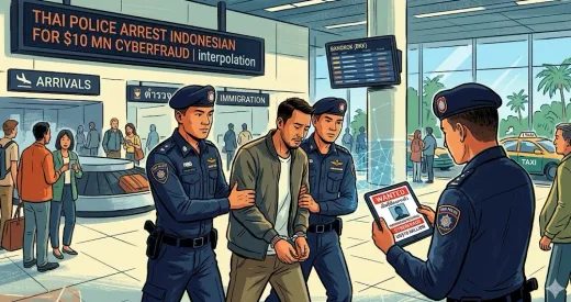 Operasi Lintas Batas: Kepolisian Thailand Tangkap Buronan Siber Indonesia Terkait Penipuan $10 Juta dan Kedaulatan Integritas Digital 2026