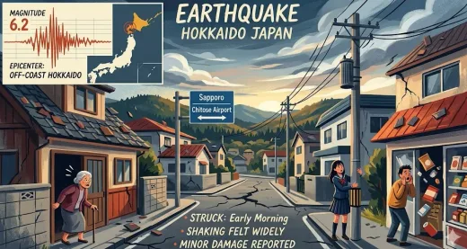 Guncangan Pasifik: Gempa 6.2 SR Landa Hokkaido dan Kedaulatan Mitigasi Struktural Jepang 2026
