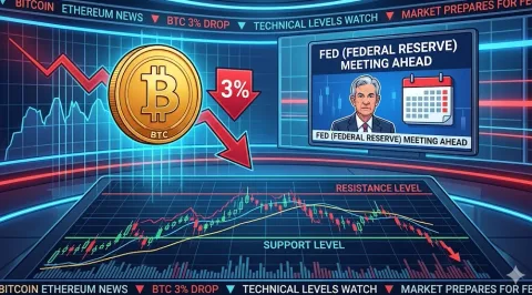 Pre-Fed Shakeout: Bitcoin Turun 3% Saat Pasar Uji Level Teknikal dan Kedaulatan Antisipasi Moneter 2026
