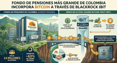Ekspansi Latin: Dana Pensiun Terbesar Kolombia Adopsi Bitcoin via BlackRock IBIT dan Kedaulatan Aset Masa Depan 2026