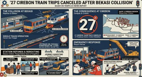 Dampak Sistemik: 27 Jadwal Kereta Cirebon Dibatalkan Pasca Tabrakan Bekasi dan Kedaulatan Manajemen Krisis Transportasi 2026