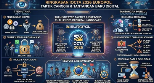 Benteng Digital: Europol Rilis IOCTA 2026—AI dan Enkripsi Perluas Jangkauan Kejahatan Siber dan Kedaulatan Keamanan Data 2026