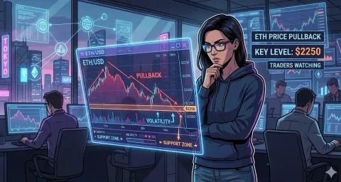 Garis Pertahanan: Ethereum Terkoreksi ke $2.250 Saat Trader Menanti Konfirmasi dan Kedaulatan Disiplin Pasar 2026