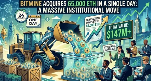Akumulasi Masif: Bitmine Borong 65.000 ETH Senilai $147 Juta dalam 24 Jam, Sinyal Kuat Dominasi Institusi di Tahun 2026
