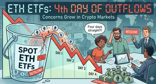 Sentimen Dingin: ETF Ethereum Spot Alami Aliran Keluar Empat Hari Berturut-turut, Pertegas Kedaulatan Manajemen Arus Modal Institusional